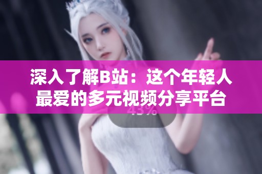 深入了解B站：这个年轻人最爱的多元视频分享平台