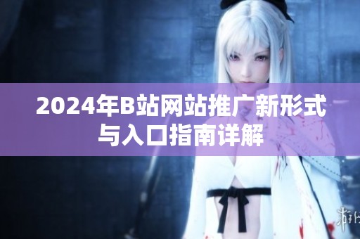 2024年B站网站推广新形式与入口指南详解