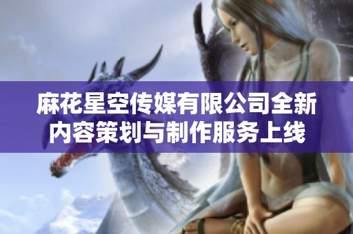 麻花星空传媒有限公司全新内容策划与制作服务上线