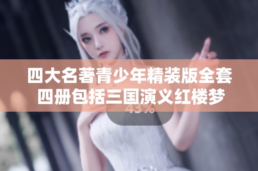 四大名著青少年精装版全套 四册包括三国演义红楼梦水浒传西游记带你领略经典文学魅力