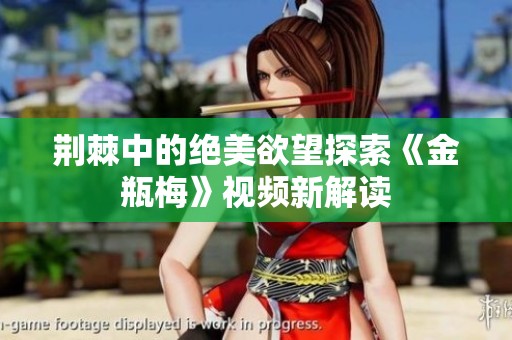 荆棘中的绝美欲望探索《金瓶梅》视频新解读