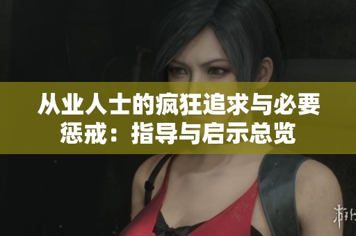 从业人士的疯狂追求与必要惩戒：指导与启示总览