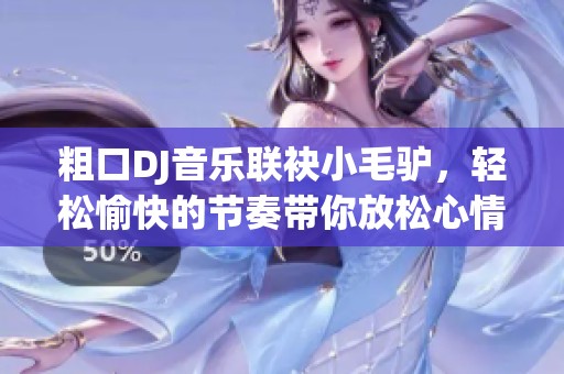 粗口DJ音乐联袂小毛驴，轻松愉快的节奏带你放松心情