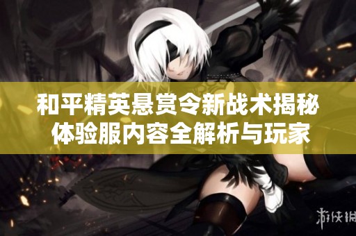 和平精英悬赏令新战术揭秘 体验服内容全解析与玩家互动分享