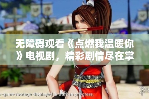 无障碍观看《点燃我温暖你》电视剧，精彩剧情尽在掌握之中