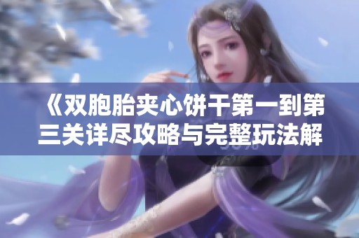 《双胞胎夹心饼干第一到第三关详尽攻略与完整玩法解析》