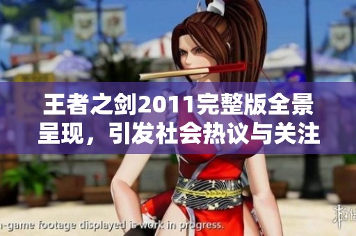 王者之剑2011完整版全景呈现，引发社会热议与关注的最新动态分析