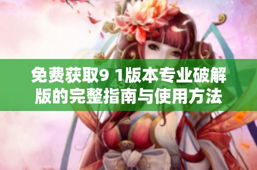 免费获取9 1版本专业破解版的完整指南与使用方法