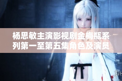 杨思敏主演影视剧金梅瓶系列第一至第五集角色及演员介绍