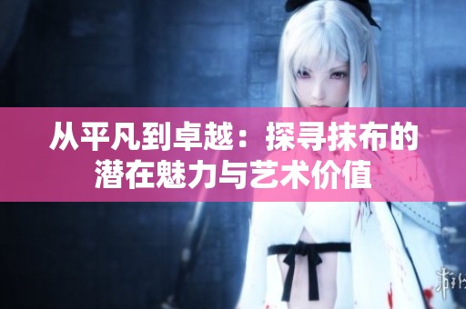 从平凡到卓越：探寻抹布的潜在魅力与艺术价值