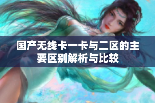 国产无线卡一卡与二区的主要区别解析与比较