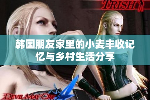 韩国朋友家里的小麦丰收记忆与乡村生活分享