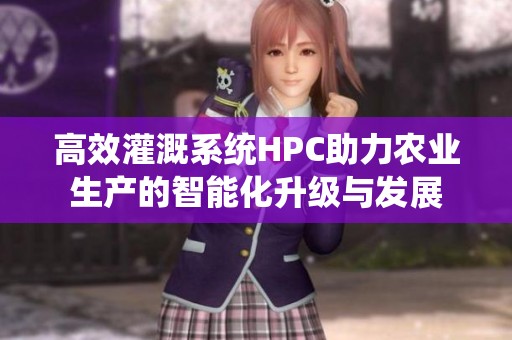 高效灌溉系统HPC助力农业生产的智能化升级与发展