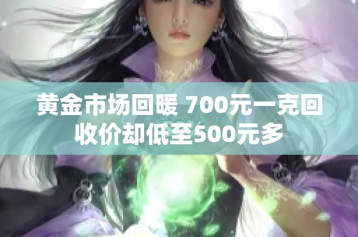 黄金市场回暖 700元一克回收价却低至500元多