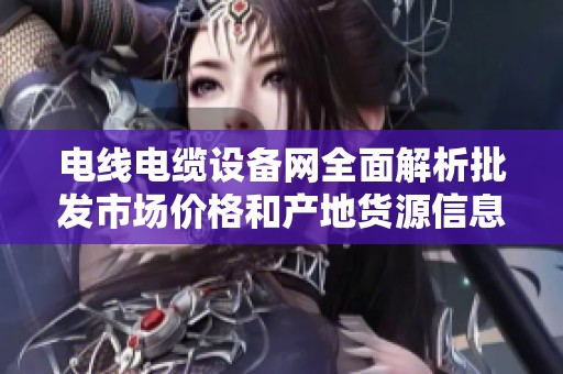 电线电缆设备网全面解析批发市场价格和产地货源信息，助力采购决策