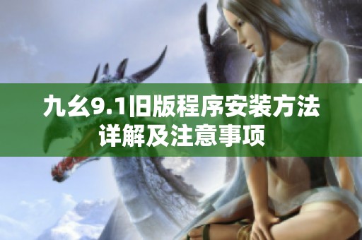 九幺9.1旧版程序安装方法详解及注意事项