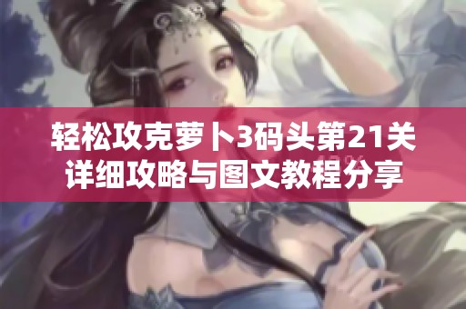 轻松攻克萝卜3码头第21关详细攻略与图文教程分享