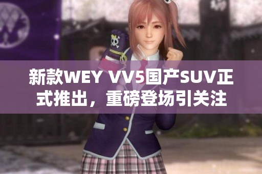 新款WEY VV5国产SUV正式推出，重磅登场引关注