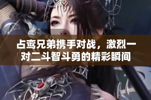 占鸾兄弟携手对战，激烈一对二斗智斗勇的精彩瞬间