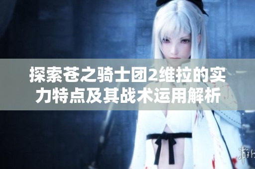 探索苍之骑士团2维拉的实力特点及其战术运用解析