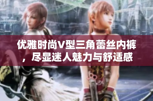 优雅时尚V型三角蕾丝内裤，尽显迷人魅力与舒适感