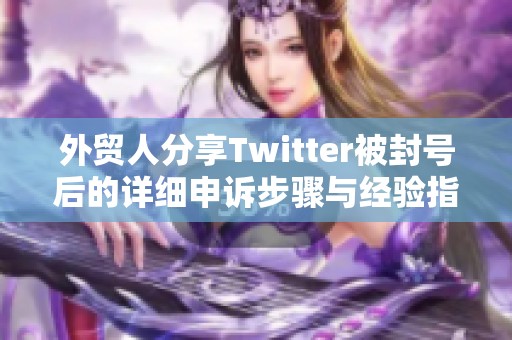 外贸人分享Twitter被封号后的详细申诉步骤与经验指导