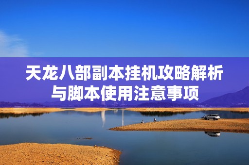 天龙八部副本挂机攻略解析与脚本使用注意事项