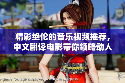 精彩绝伦的音乐视频推荐，中文翻译电影带你领略动人故事