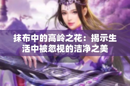 抹布中的高岭之花：揭示生活中被忽视的洁净之美