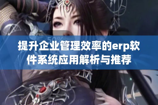 提升企业管理效率的erp软件系统应用解析与推荐