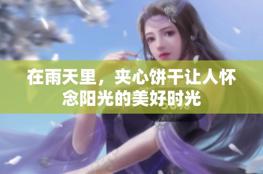 在雨天里，夹心饼干让人怀念阳光的美好时光