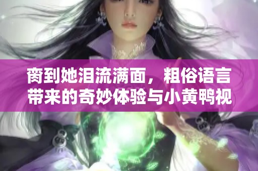 脔到她泪流满面，粗俗语言带来的奇妙体验与小黄鸭视频之旅
