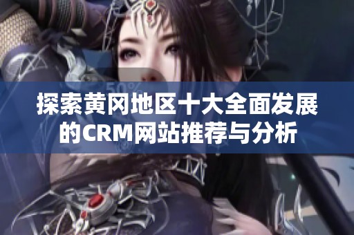 探索黄冈地区十大全面发展的CRM网站推荐与分析