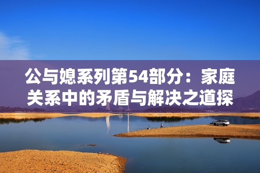 公与媳系列第54部分：家庭关系中的矛盾与解决之道探索