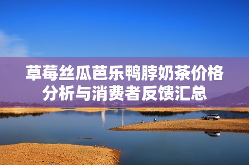 草莓丝瓜芭乐鸭脖奶茶价格分析与消费者反馈汇总