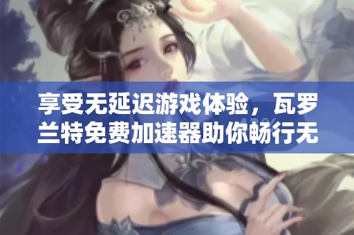享受无延迟游戏体验，瓦罗兰特免费加速器助你畅行无阻！