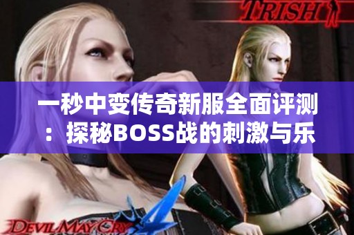 一秒中变传奇新服全面评测：探秘BOSS战的刺激与乐趣