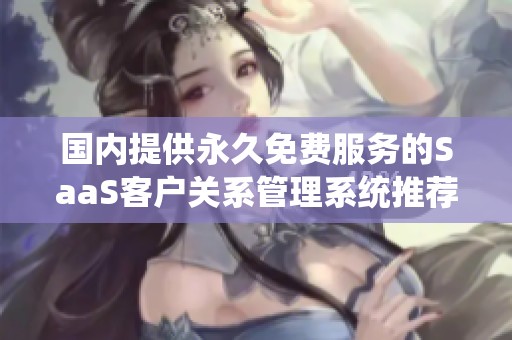 国内提供永久免费服务的SaaS客户关系管理系统推荐