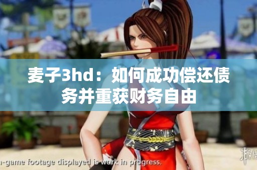 麦子3hd：如何成功偿还债务并重获财务自由