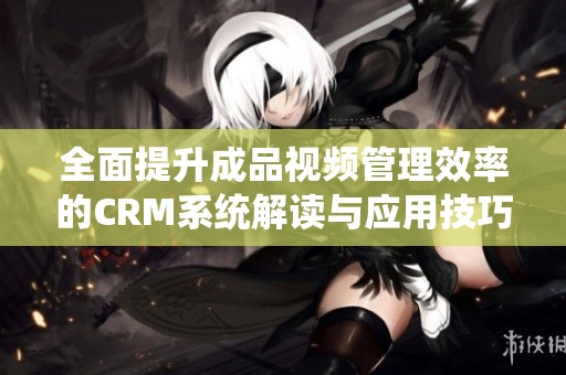 全面提升成品视频管理效率的CRM系统解读与应用技巧