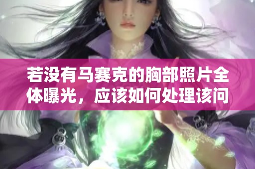若没有马赛克的胸部照片全体曝光，应该如何处理该问题