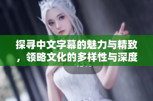 探寻中文字幕的魅力与精致，领略文化的多样性与深度