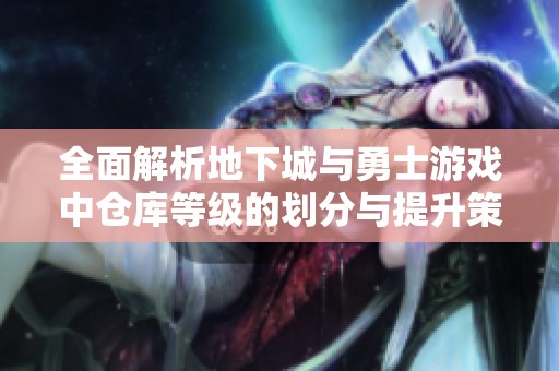 全面解析地下城与勇士游戏中仓库等级的划分与提升策略