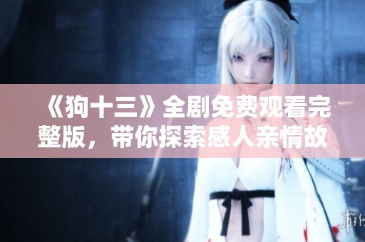 《狗十三》全剧免费观看完整版，带你探索感人亲情故事
