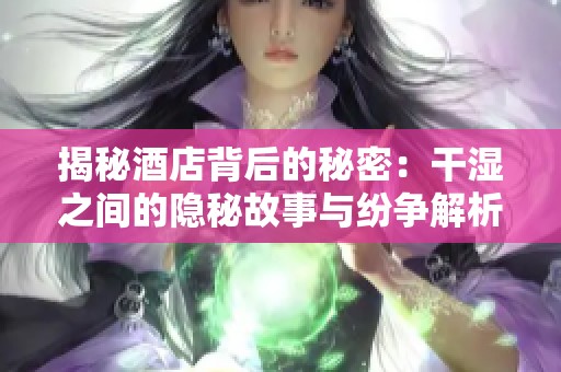 揭秘酒店背后的秘密：干湿之间的隐秘故事与纷争解析