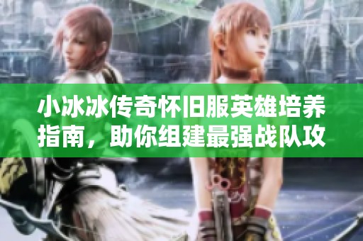 小冰冰传奇怀旧服英雄培养指南，助你组建最强战队攻略！