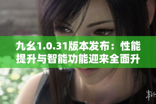 九幺1.0.31版本发布：性能提升与智能功能迎来全面升级