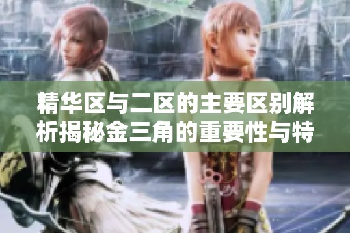 精华区与二区的主要区别解析揭秘金三角的重要性与特点