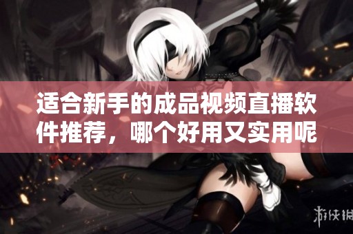 适合新手的成品视频直播软件推荐，哪个好用又实用呢