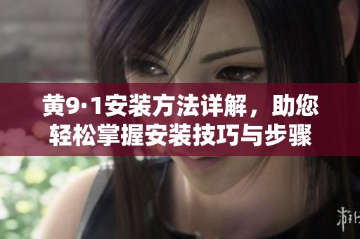 黄9·1安装方法详解，助您轻松掌握安装技巧与步骤